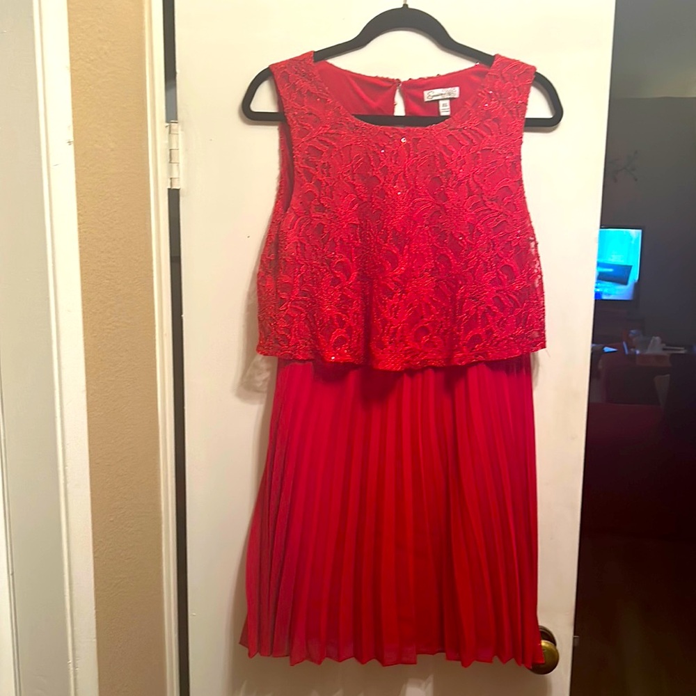 Red dress!